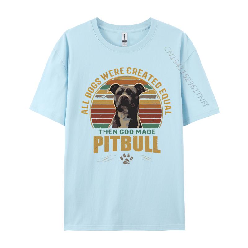PitBull Vintage Tshirt Unisex T Shirts Funny Printed T Shirts Combed Cotton Top Tshirt Graphic T Shirts Unisexs Clothing