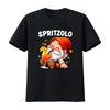 Men's T-Shirt Spritzolo Nano With Funny Slogan Spritz Aperitif Print On Back Logo Loose Fit Vintage Style