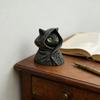 Garden Statue Figurine, ,shaped Cloak Skeleton Statue, Black Cute Cloak Collectible Figurine, Gift
