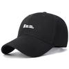 Korean-Style Retro Four-Season Washed Cotton Baseball Cap With Letter Embroidery, Unisex Hard-Top Simple Casual Dad Hat
