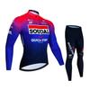 Men's Cycling Clothes Men's Quick-drying Fleece Cycling Clothes Bicycle New 2026 autumn breathable cycling suit
