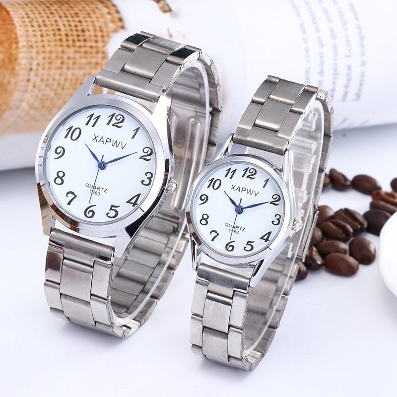 Digital Quartz Waterproof Couple Female Spring Elastic Band Mechanical Watch