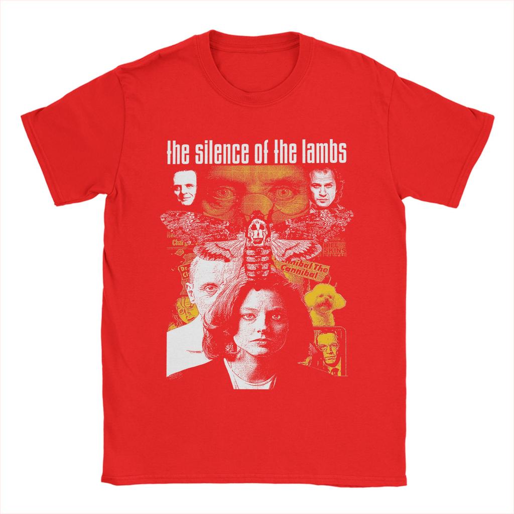 The Silence of the Lambs T Shirts for Men 100 Cotton Unique TShirt Crewneck Tees Short Sleeve Clothing Party