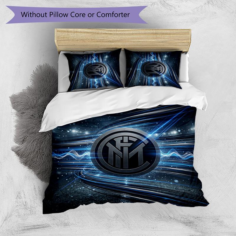 Borussia Dortmund Pattern Printed 3PCS Bedding Set Soft Skin-Friendly Washable Duvet Cover & Pillowcases Set All Season Bedroom