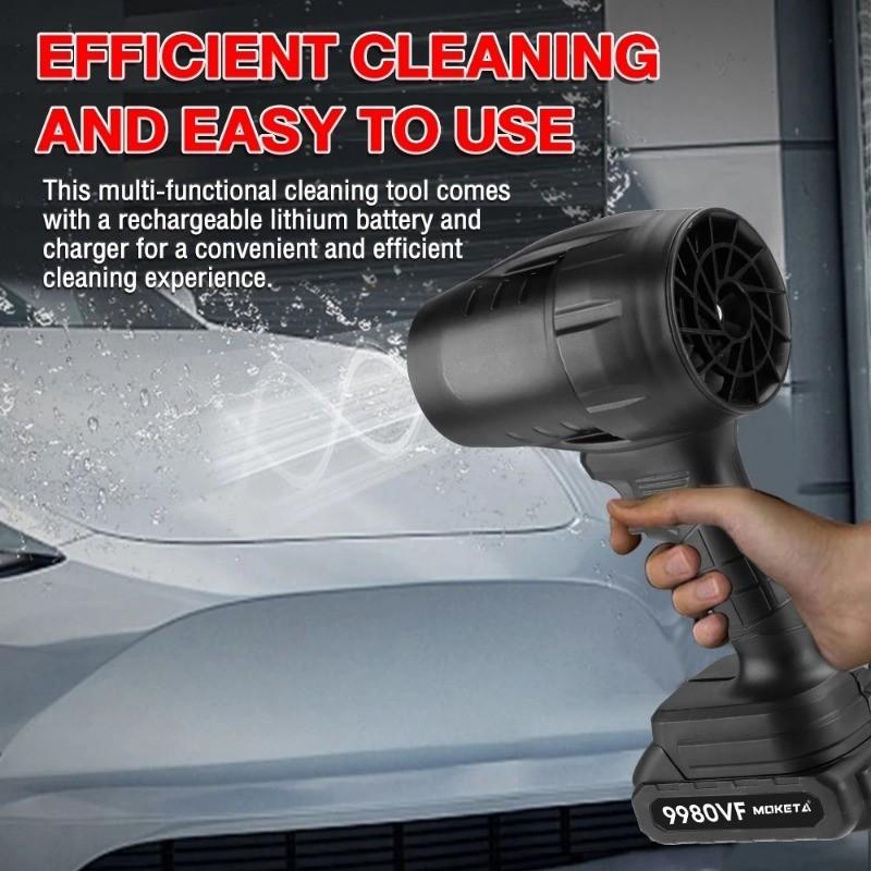 Handheld Concentration Car Hair Dryer High-Speed Turbo Blower Cordless Portable Violent Fan Industrial Dust Removal Power Tool
