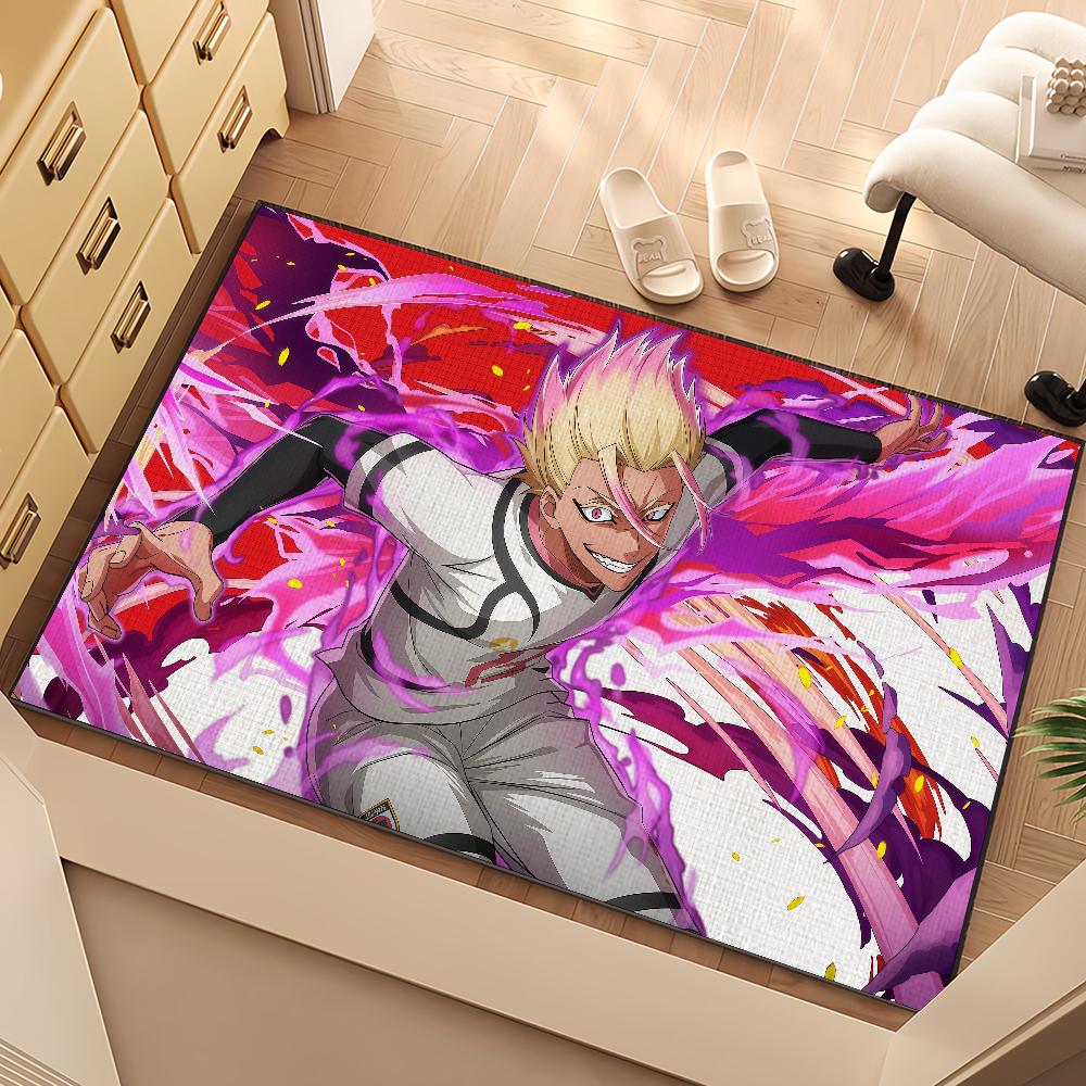 Manga Anime Blue l-Lock Shidou Ryusei Carpet Rug Home Decor Bedroom Floor Hogar Mat Hallway Balcony Entrance Doormat Decoration