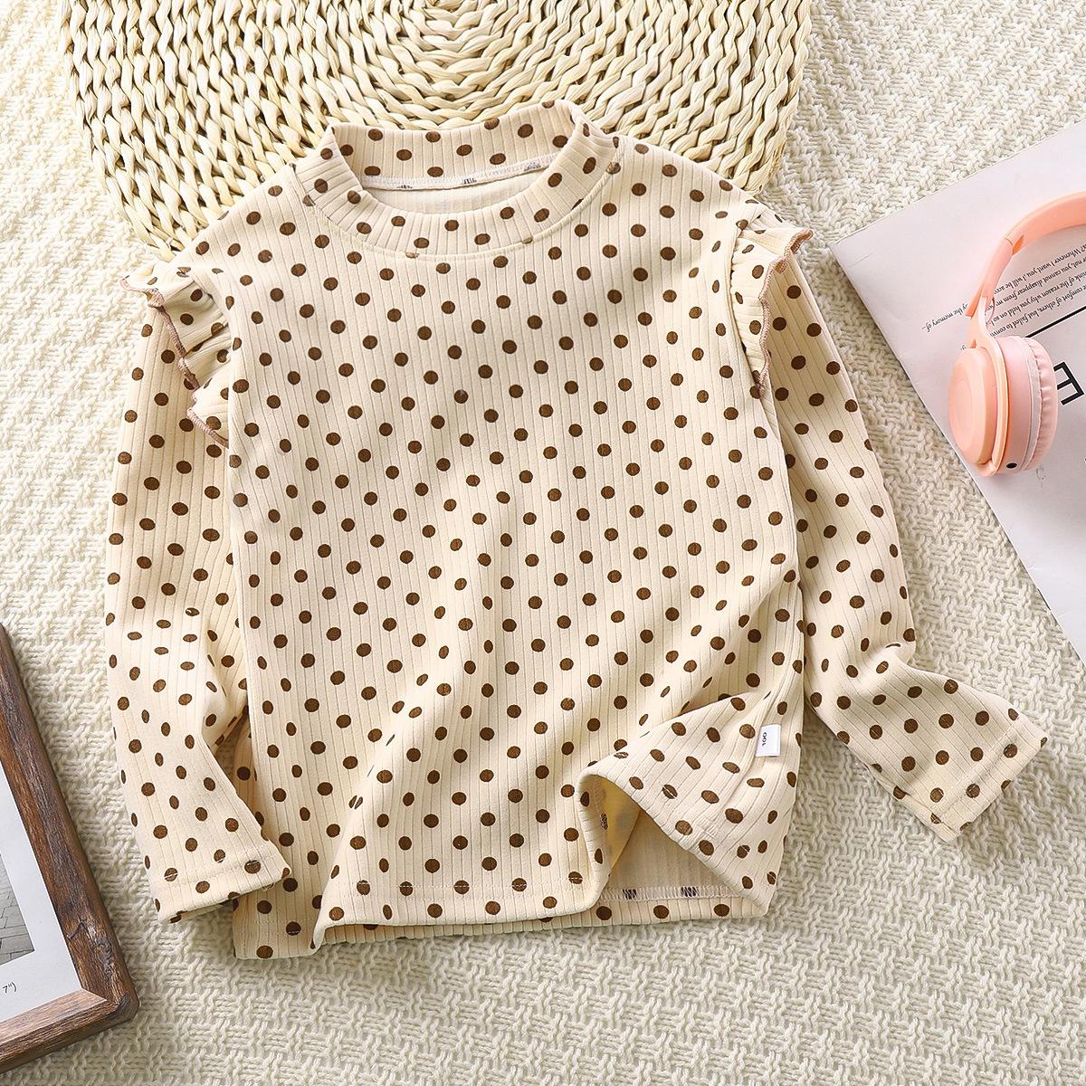 Yoghurt Meisjes 1-14 jaar herfst- en wintershirt met volledige print en lange mouwen 90cm