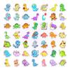 10/30/50pcs Cute Dinosaur Creative Stickers Cartoon Animal Decals Toy DIY Scrapbook Phone Helmet Suitcase Funny Graffiti Sticker