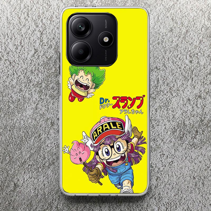 Arale Dr Slump Print Soft Case for Xiaomi Redmi Note 14 13 12S 11S Phone Shell 10 Pro Plus 11E 11T 12 11 10S 9 4G 5G Cover