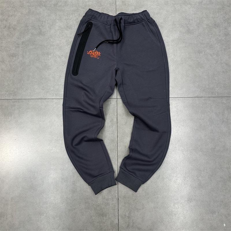 SynaWord Unisex Slim Fit Patchwork Hoodie & Sweatpants Set