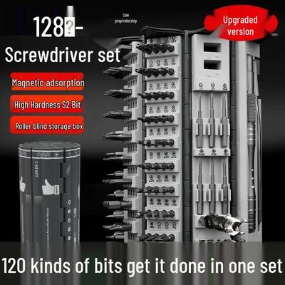 Multifunctional Portable Screwdriver Set: Triangle, Plum Blossom, Hexagonal Bits for Computer & Mobile Disassembly
