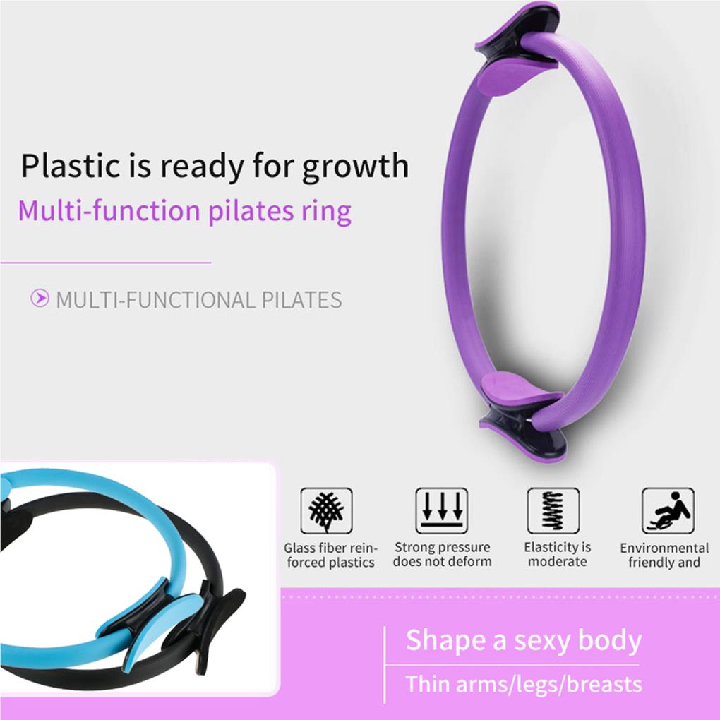 Pilates Ring Home Gym Using Simple Exercise Circles Adults Training Tools Solid Color Yoga Sport Circle Fitness Accessory