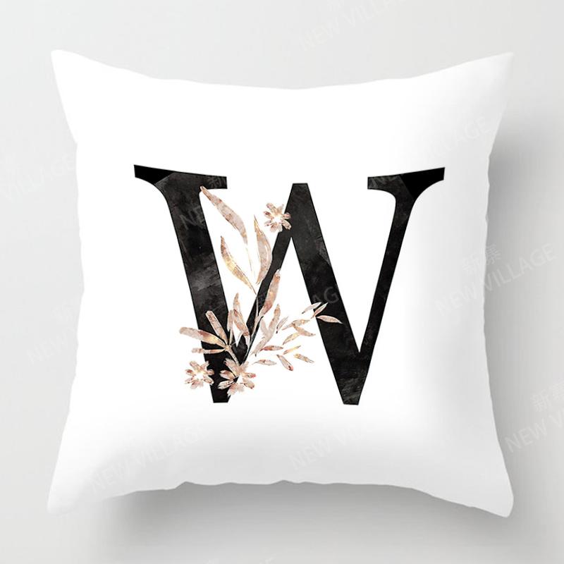 Nordische Herbst-Heimdekoration Herbst-Kissenbezug Sofakissenbezug Samt Modern 45X45cm 45*45 50X50 60X60 40X40 50*50 Buchstabe