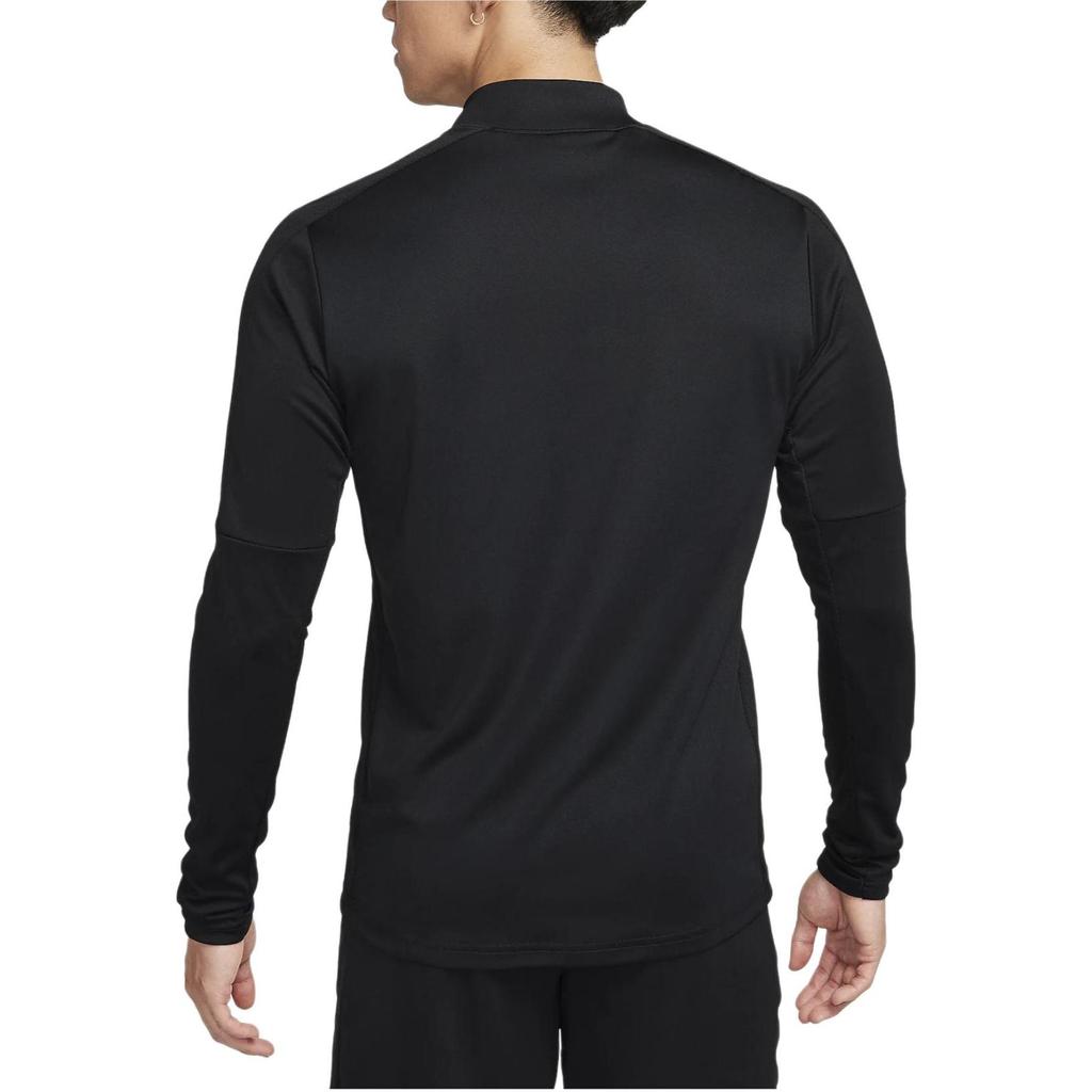 Nike Logo Stand Collar Half-Zip Long-Sleeve Casual T-Shirt Men Tops Black DX4301-017