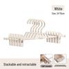 Seamless Non-Slip Pants Hangers with Double Clips - Clothes Drying and Storage Rack Clips