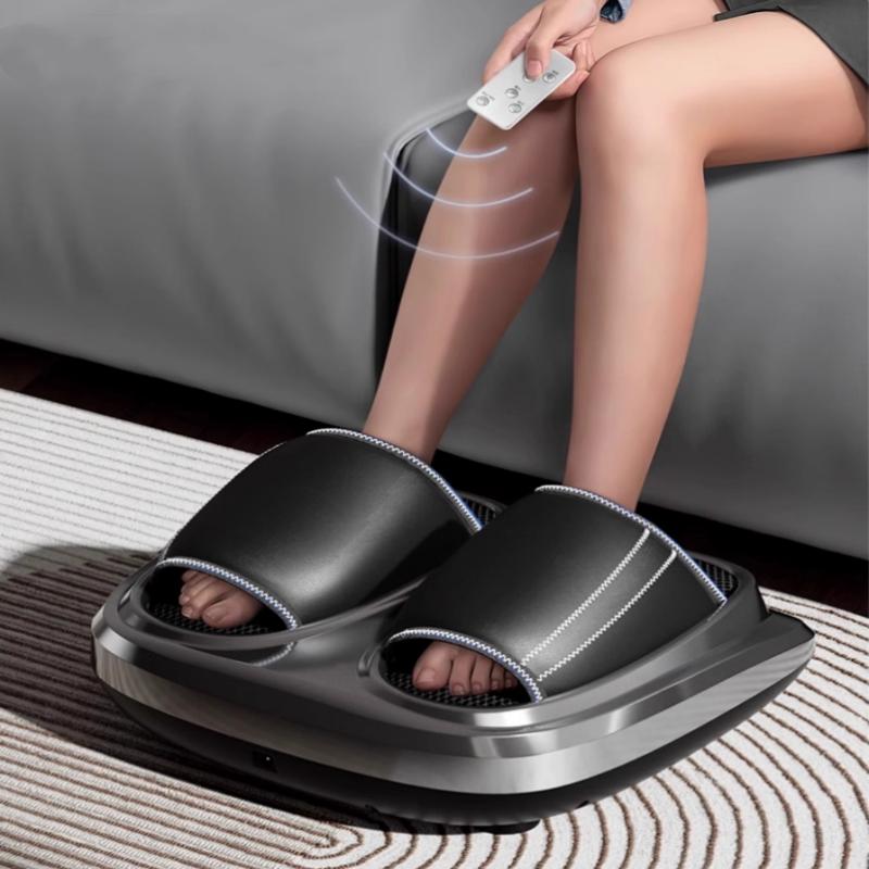 Foot Massager with Heat, Vibration Electric Kneading Machine for Plantar Fasciitis, Neuropathy, Circulationfor Relaxation