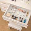 25 PCS Clear Plastic Drawer Organizer Set, 4 Sizes Desk Drawer Storage Bins for Makeup, Jewelry, Gadgets for Kitchen, Bedroom, Bathroom, Office