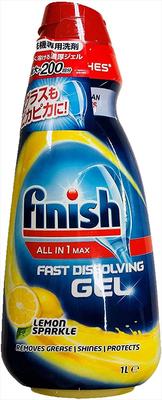 Finish Gel Απορρυπαντικό Πλυντηρίου Πιάτων Λεμόνι 1L