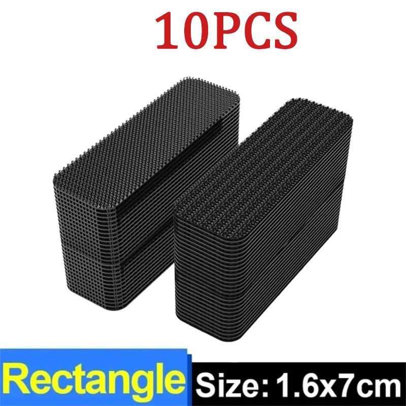 10/20/30Pcs Carpet Fixing Stickers Double Faced High Adhesive Car Carpet Fixed Patches Home Floor Foot Mats Anti Skid Grip Tapes