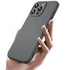 GURRS Apple iPhone 14 Pro Max Case Full Coverage Ultra-Thin Shockproof Scratch-Resistant Liquid Silicone Minimalist Unisex Matte Black