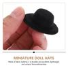 iplusmile Mini Formal Mini Fedora Mini Doll Miniature Doll Hats for DIY Dollhouse Set of 40 Hats, Hats, Hats, Kids, Use,