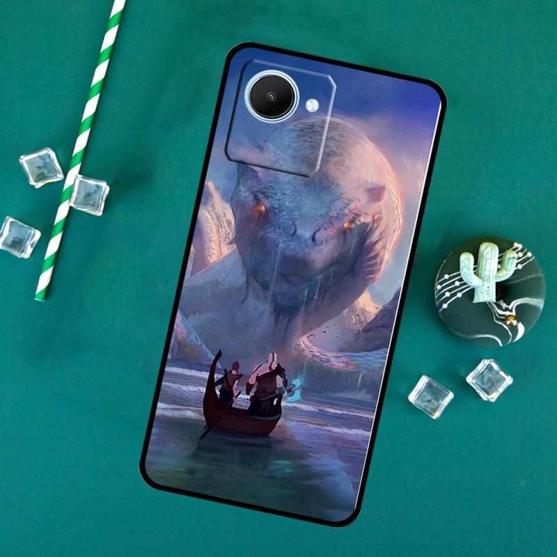 God Of War For Realme C71 C75 C55 C53 C67 C61 C33 C63 C51 10 11 12 13 14 Pro Plus C65 GT7 15 Pro Case