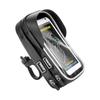 Ready To Ship 360 Degree Rotation Bike Phone Bag Cycling Waterproof Two Pockets Bicycle Bag with Zipper Phone Holder