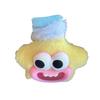 Large Mouth Cartoon Doll Keychain Star Shape Macaron Color Keychain