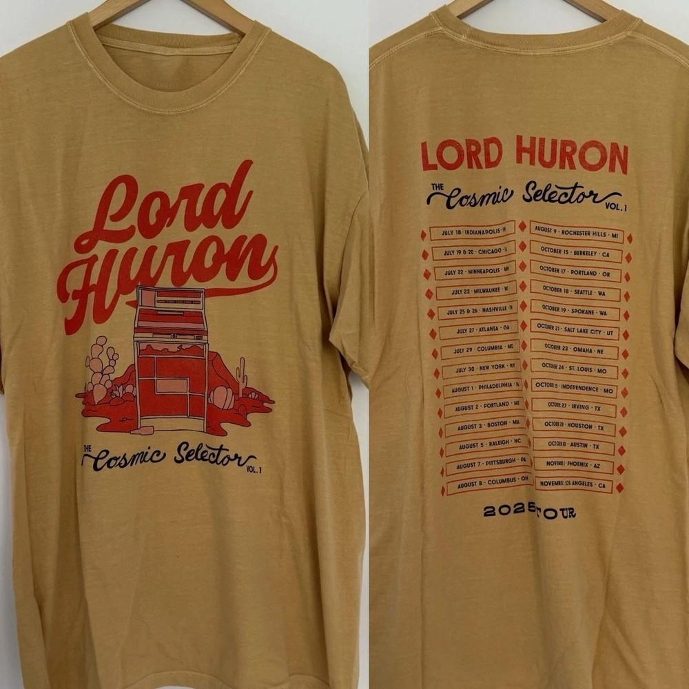 

SALE 30% LORD HURON COSMIC SELECTOR TOUR 2025 TSHIRT AL SIZE GILDAN Unisex T-Shirt XL