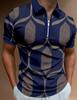 Polo essential! Short-sleeve polo shirt with zipper detail, great for casual outfits.