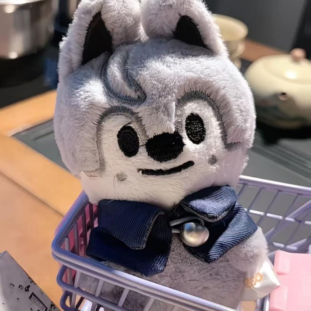 Chaveiros de Boneco de Pelúcia Academia de Magia Stray Kids Pingente de Figura Chaveiro Pingente Porta-Chaves Decoração de Bolsa