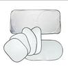 6-Piece Silver Car Sunshade Set for Sun Protection and Heat Insulation