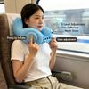 Ergonomic Inflatable Neck Pillow Foldable U Shaped Pillow Portable Headrest  Camping