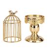 Vintage Iron Candle Holder Birdcage Lantern Wedding Home Candlestick 1pcs