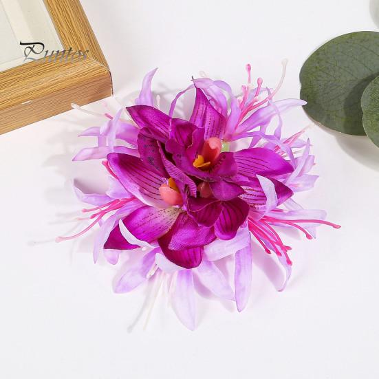 Bloemvorm Haarclip Vrouwen Zomer Zijhaarspeld 3D Bloem Pony Haarspeld voor Dagelijks Gebruik Diverse Gelegenheden