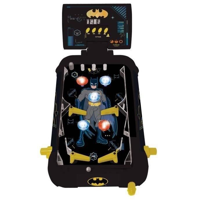 Flipper Elettronico Batman - LEXIBOOK - Display digitale dei punteggi ed effetti luminosi e sonori blu