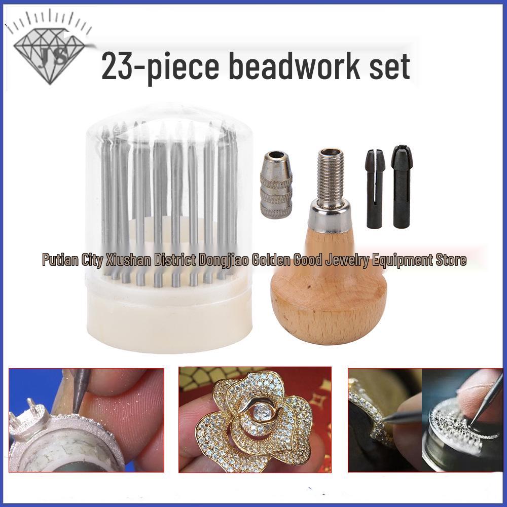 

Набор из 23 игл для бисероплетения и вышивки бисером для ювелирного дела и закрепки камней микро-паве