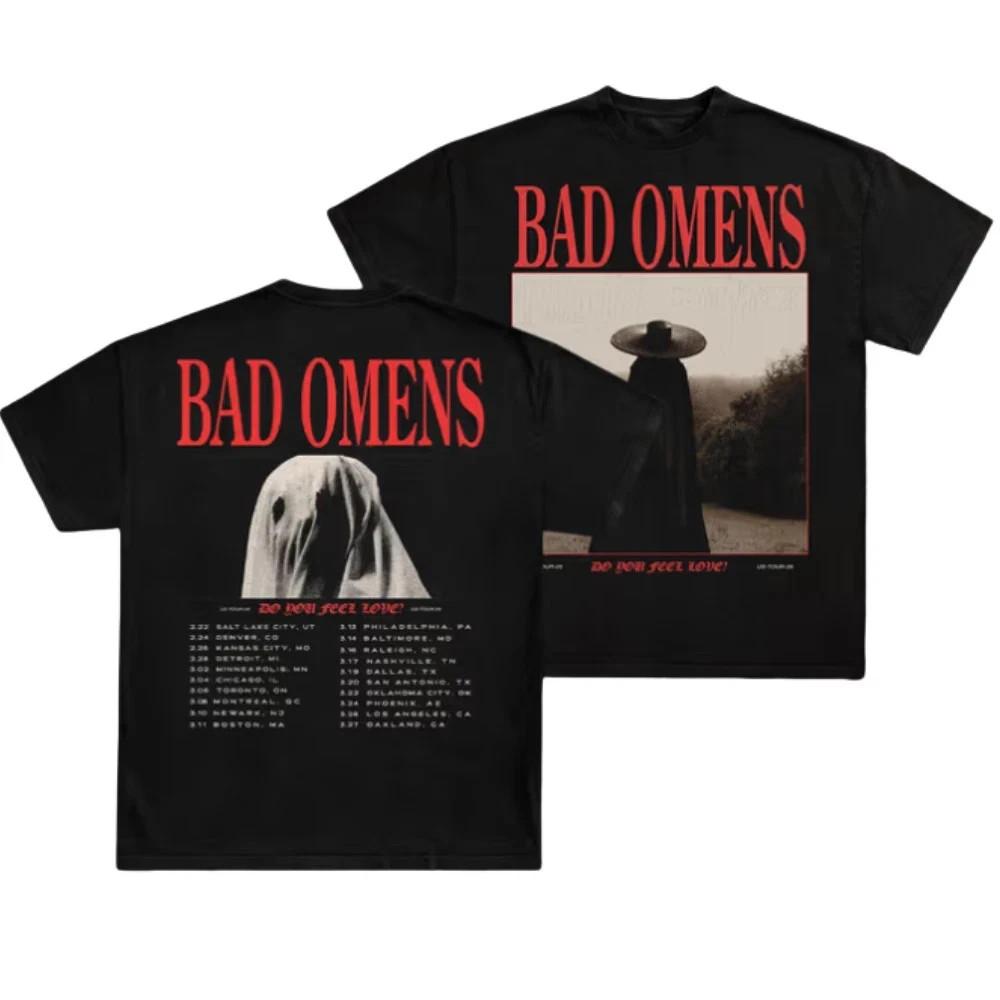 Bad Omens 2026 Tour Dates Merch T-Shirt Unisex T-Shirt XXL
