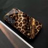 Dark Leopard Print Pattern PhoneCase Glass PhoneCase for Samsung Galaxy S26 S25 S24 S23 S22 FE Ultra Plus Scratch Proof Smooth