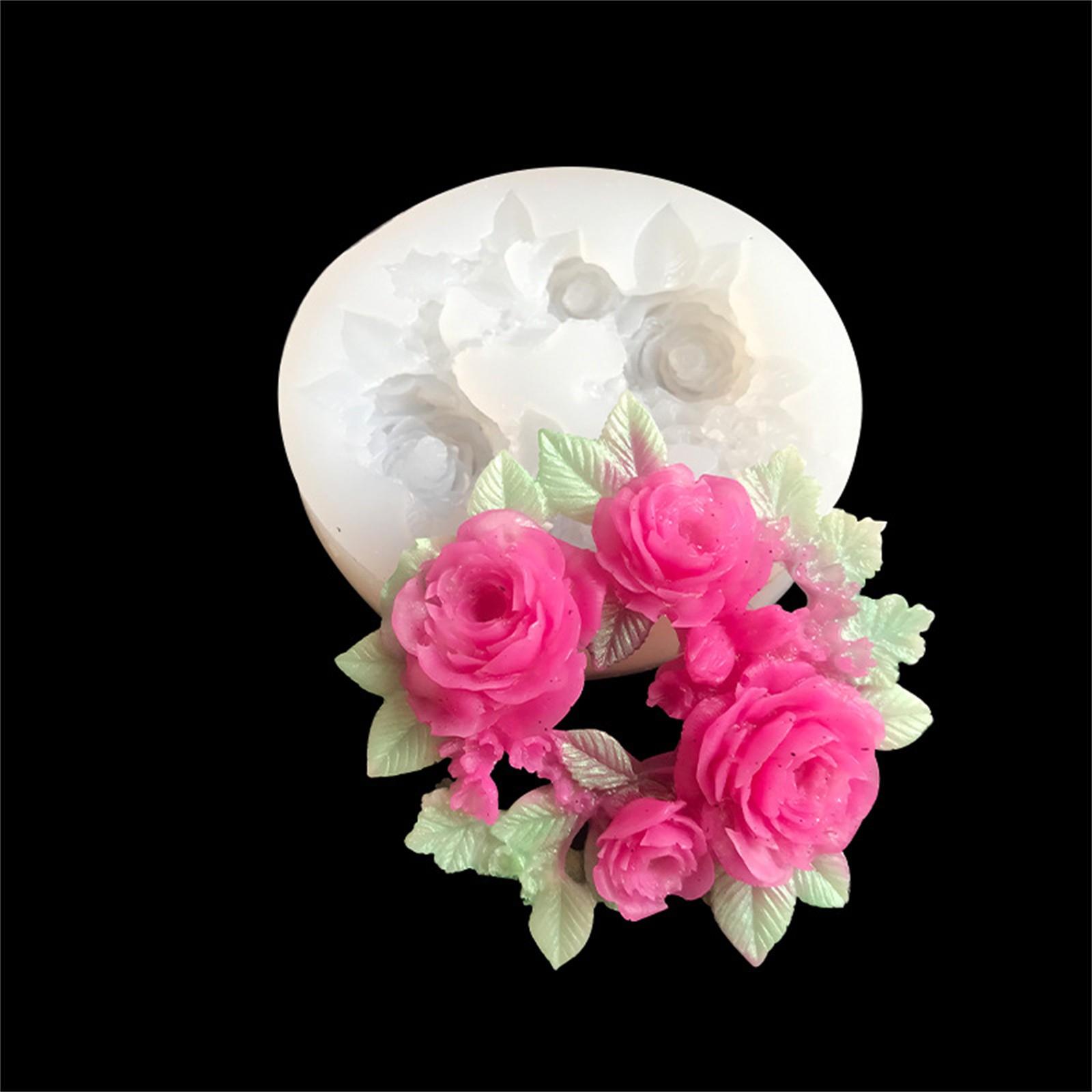 

Трехмерная форма для клея Crystal Drop, 3D-форма для украшения венка из роз, силиконовая форма для украшения ювелирных изделий своими руками One Size