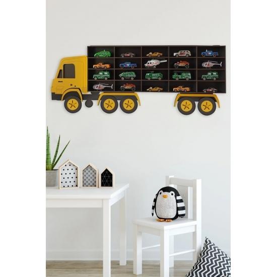 

Bege деревянная декоративная детская комната игрушечный грузовик автомобильная полка