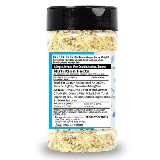 SARANZ Parmesan Käse & Kräuter Exotische Würzmischung Spezielle Würzmischung Hergestellt mit frischen Kräutern Aromatische Gewürze Am besten zur Zubereitung von köstlichem Käse/-100 Gramm