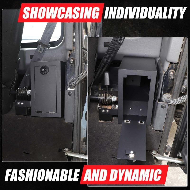 For Land Rover Defender 90 110 130 2004-2018 Car Trunk Right Side Security Safe Box Storage Privacy Protection Car Accessories