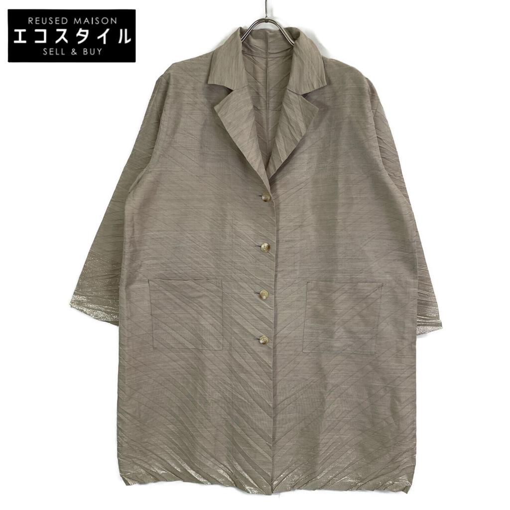 ISSEY MIYAKE Ivory IM21FJ139 Jacket Jacket 3 IvoryUsed