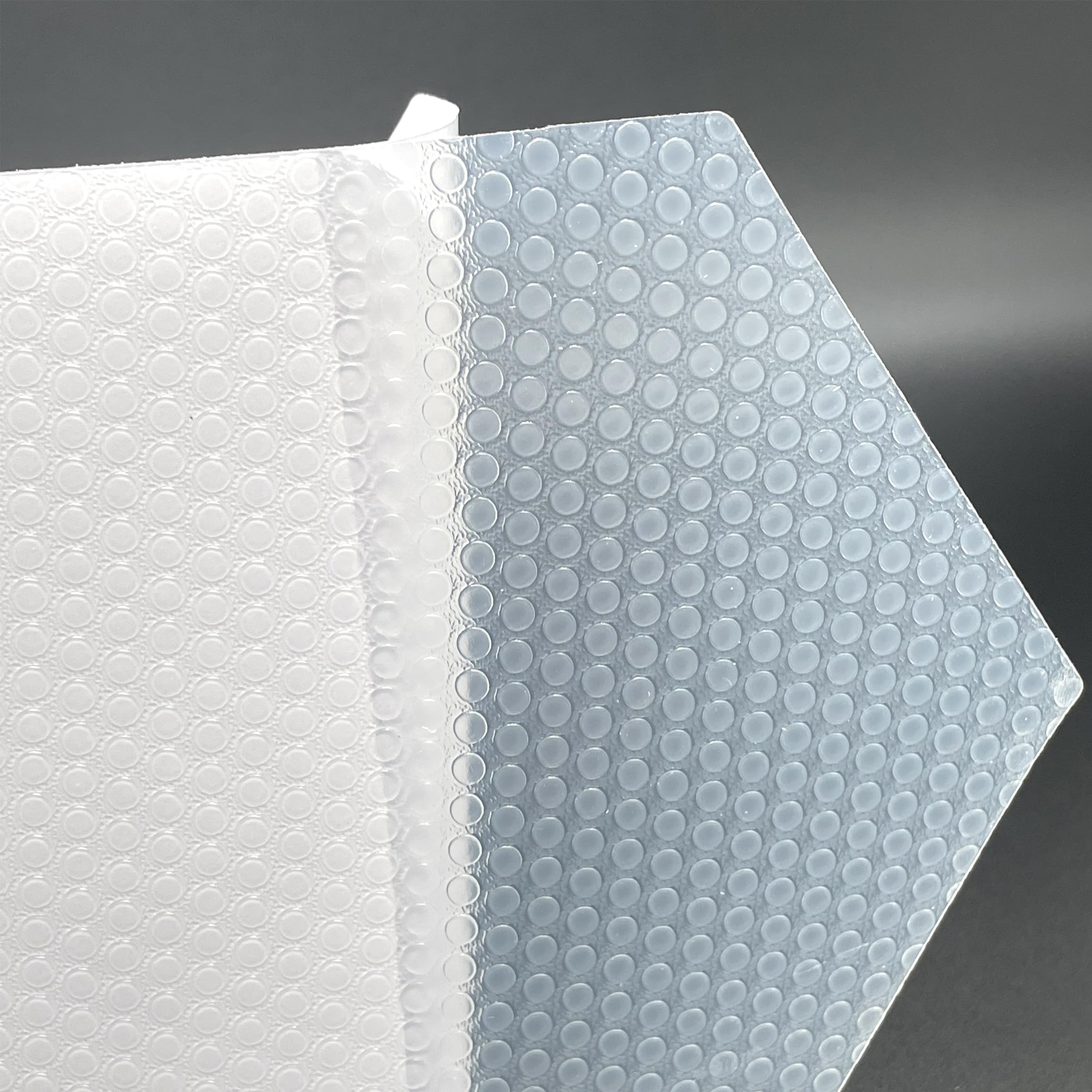 Hexagon Clear Surf Traction Grip Traction Pad Semi-Clear Deck Pad for Surfboards (white-A)