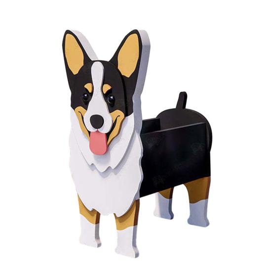 Blumentopf, niedlicher Blumentopf in Hundeform, vielseitiger Pflanzenhalter für Garten, Zuhause, Outdoor-Dekorationen