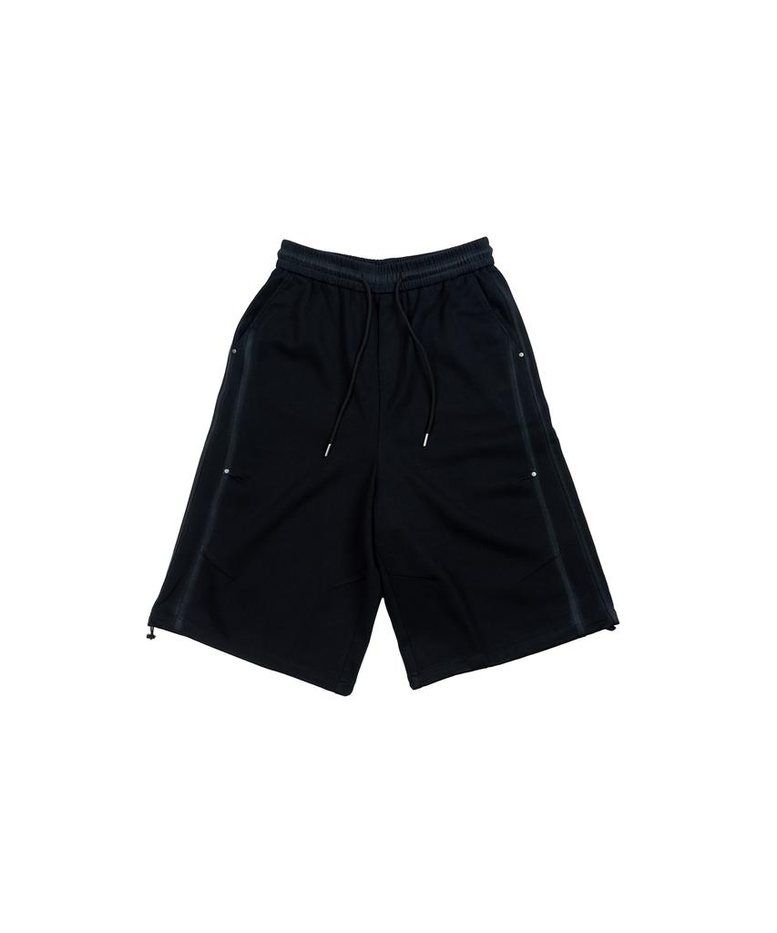DOUBLE JD Line Washed Bermuda Pants