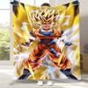 Goku D-Dragon Ball Anime Super Saiyan Flannel Throw Blanket,Cozy Warm Blanket for Bed,Sofa,Living Room,Picnic,Home Decor,Gift