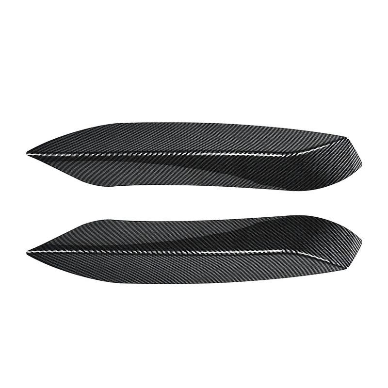 2PCS Car Front Left, Right Bumper Lip Spoiler Splitter Diffuser Body Kits Fit for BMW 3 4 Series M3 M4 F80 F81 F82 F83 2013-2020