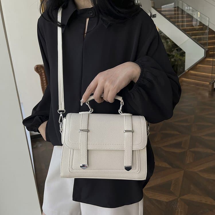 New women's shoulder oblique span bag simple small square bag